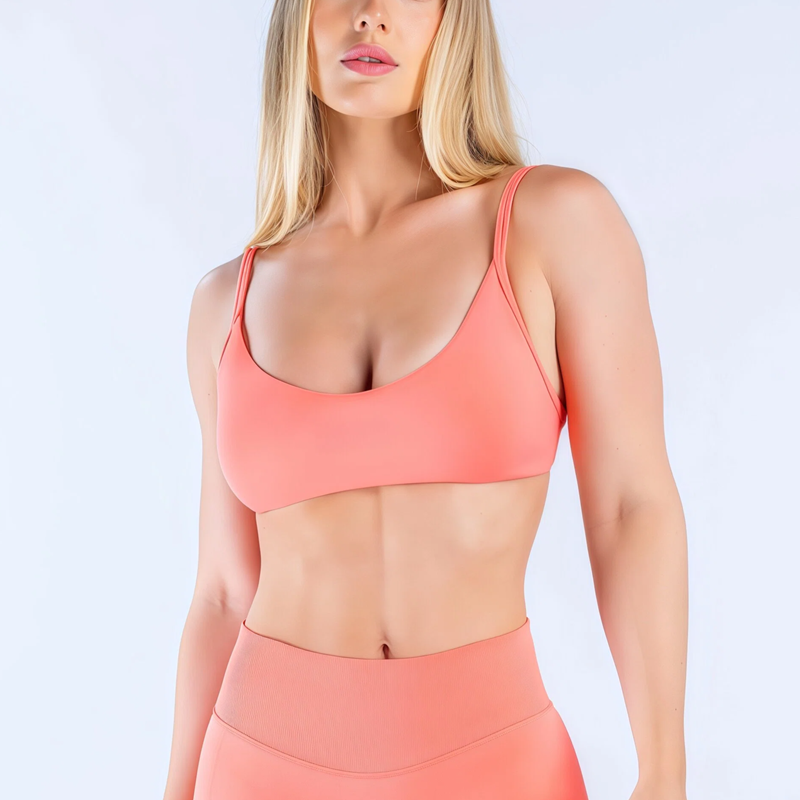 Sports Bra High Impact - HISTELLO インパクトスクープネックブラ レディース Uバック スポーツタンクトップ プッシュアップ