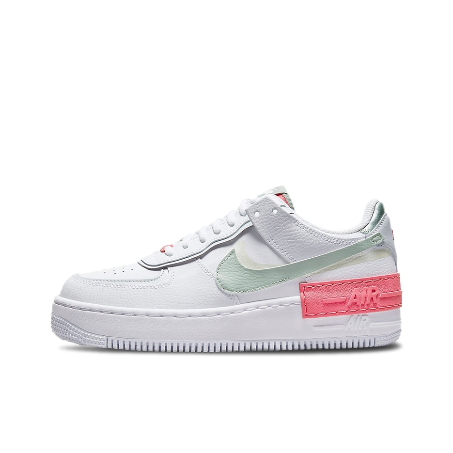 Nike Shoes Air Force 1 - ナイキ エアフォース1 スケートボードシューズ レディース ロートップ ホワイト/グリーン/ピンク