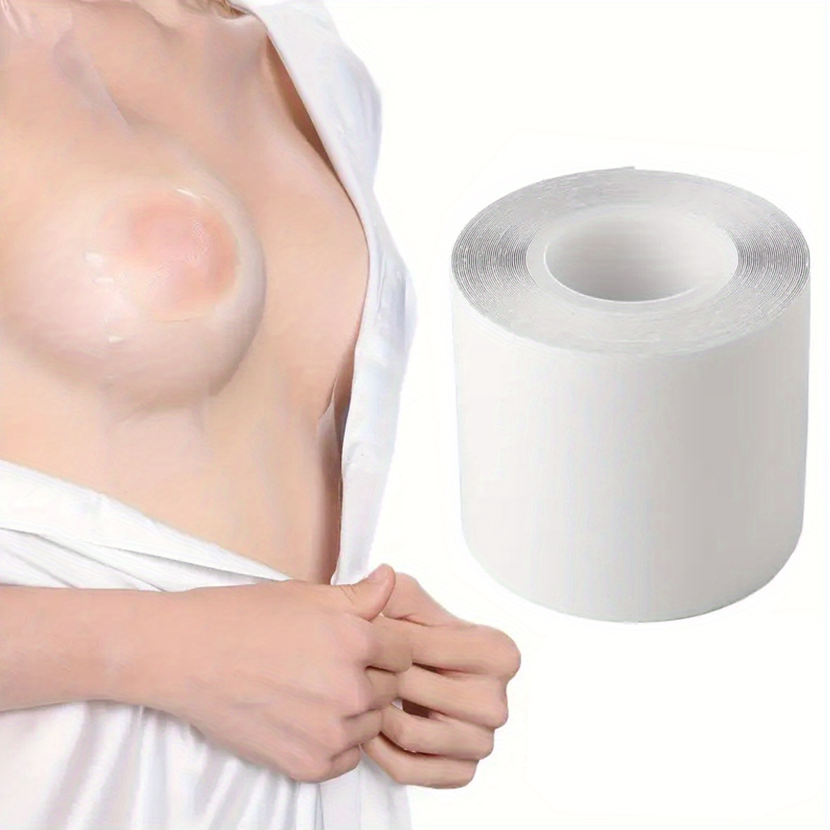 肌に優しい目に見えないバストテープ、通気性のある乳首カバー、 - Nipple Cover Pasties のレビューと価格