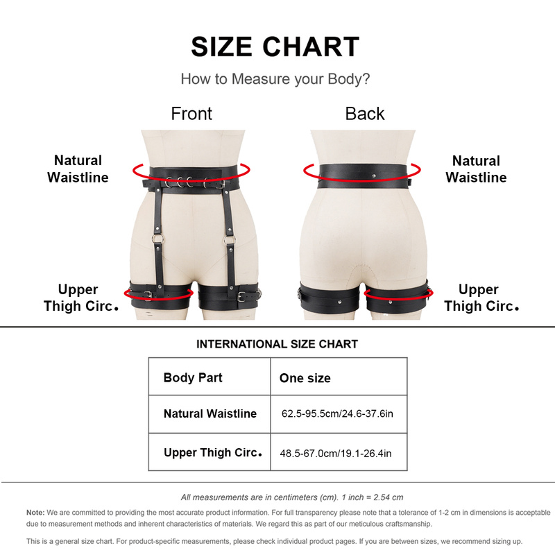 女性用セクシーレッグハーネスガーターベルト、レザーランジェリ - Garter Belt Set のレビューと価格