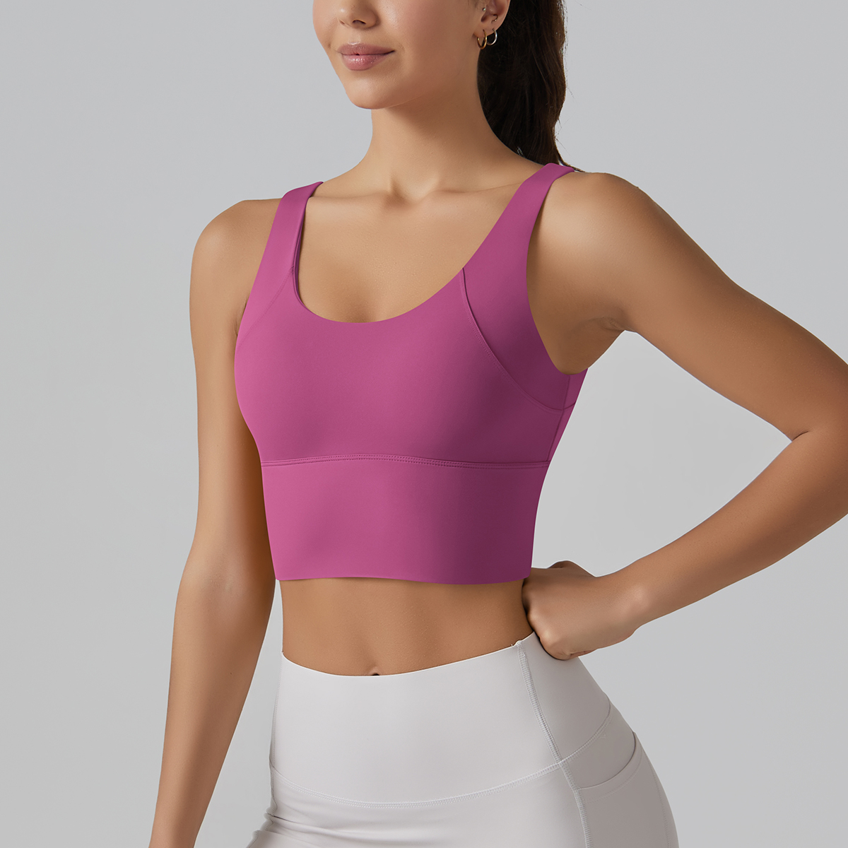 新しいヨガタンクトップ夏のセクシーなフィットネスヨガ下着女性 - Sports Bra High Impact のレビューと価格