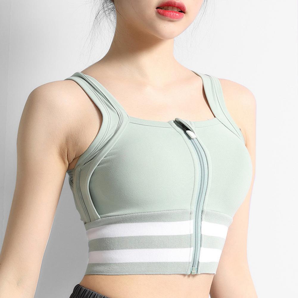 ナイロン スポーツブラ ハイインパクト フロントジップ スポ - Sports Bra High Impact のレビューと価格