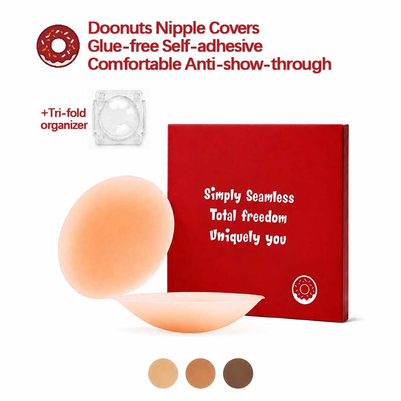 DOONUTS BODY シームレス医療用シリコンニップルカ - Nipple Cover Pasties のレビューと価格