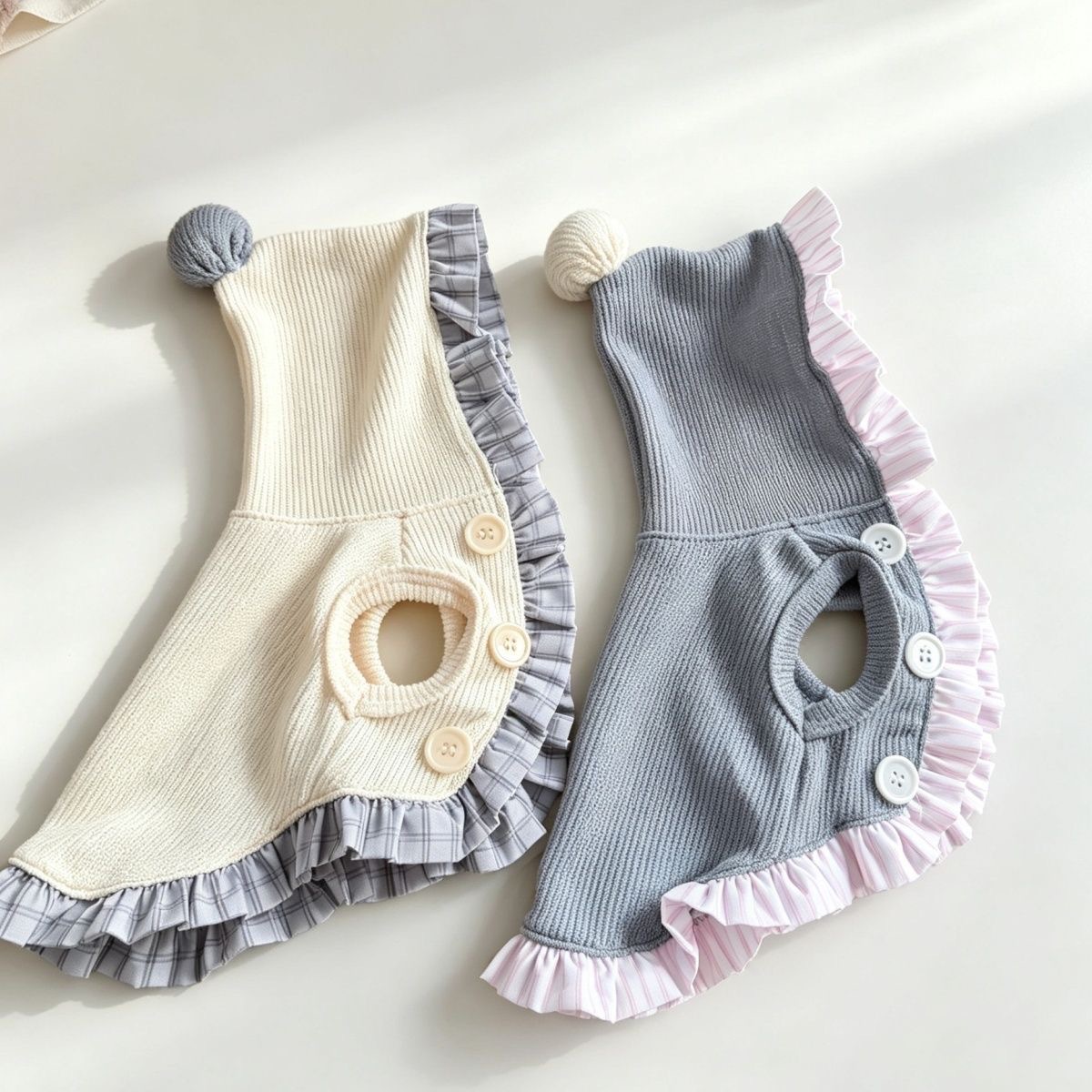 ペット用、秋・冬用、フード付きジャケット、袖なし、レーススカ - Lace Teddy Lingerie のレビューと価格