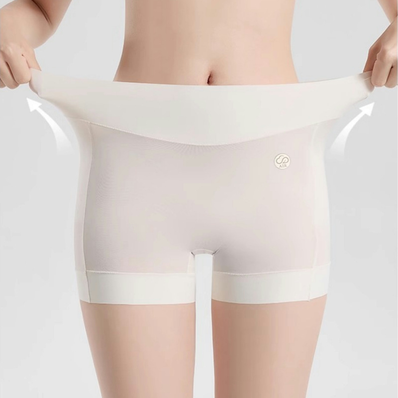 女性の安全ショーツシームレスなアイスシルク薄いショートパンツ - Boyshort Underwear のレビューと価格