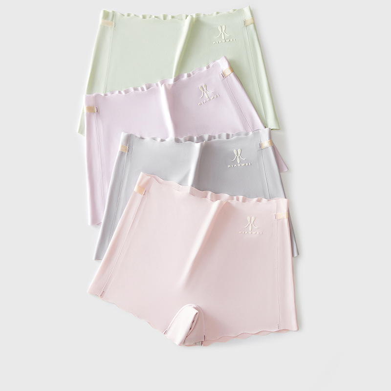 女性用のシームレスなアイスシルクの安全ショーツ,ミディアムウ - Boyshort Underwear のレビューと価格