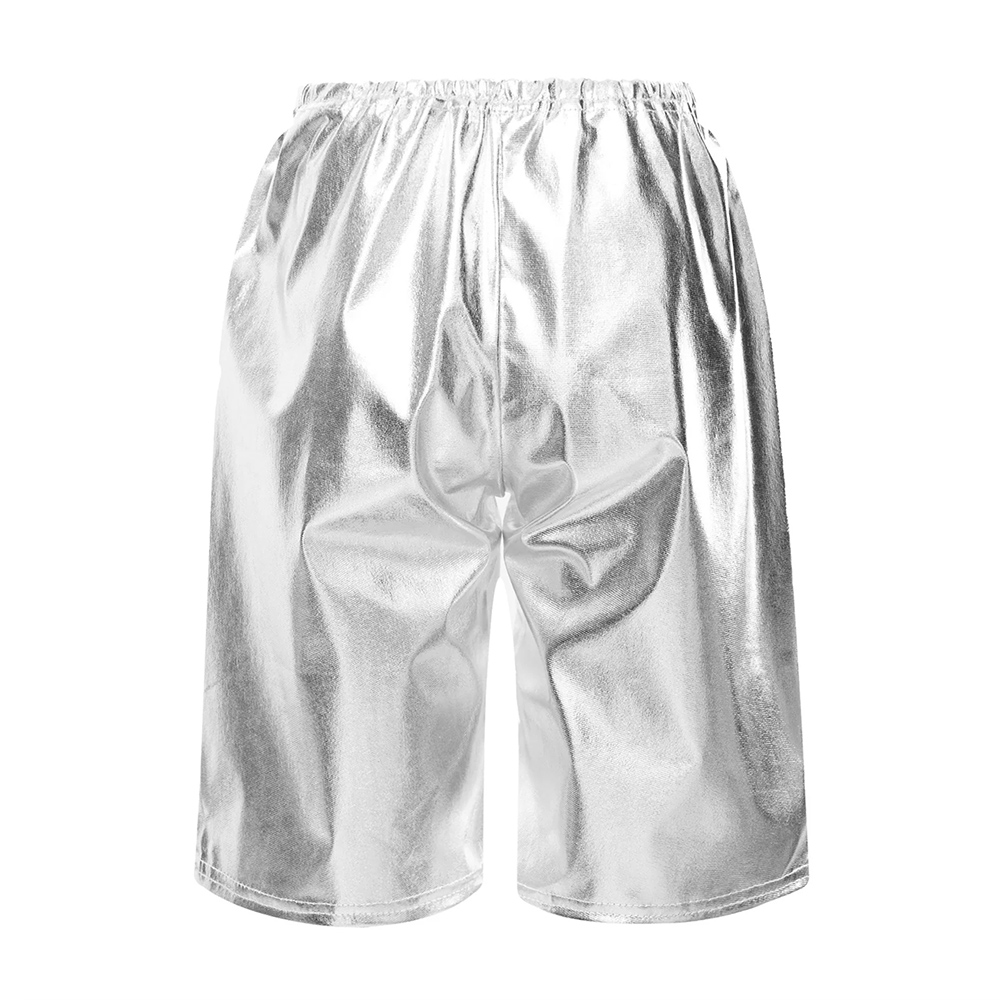 キッズボーイズメタリック1/2パンツ光沢のある体操ジャズショ - Boyshort Underwear のレビューと価格